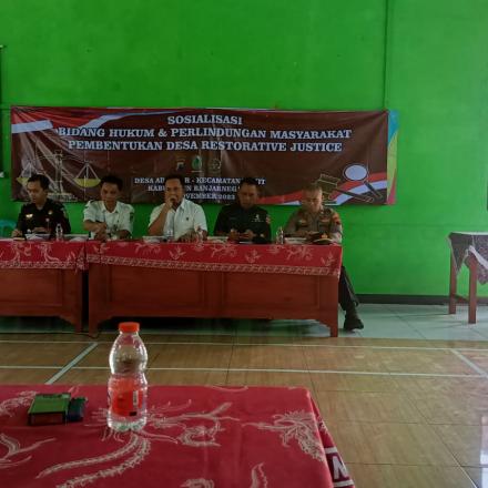 Album : SOSIALISASI PEMBENTUKAN DESA RESTORATIVE JUSTICE